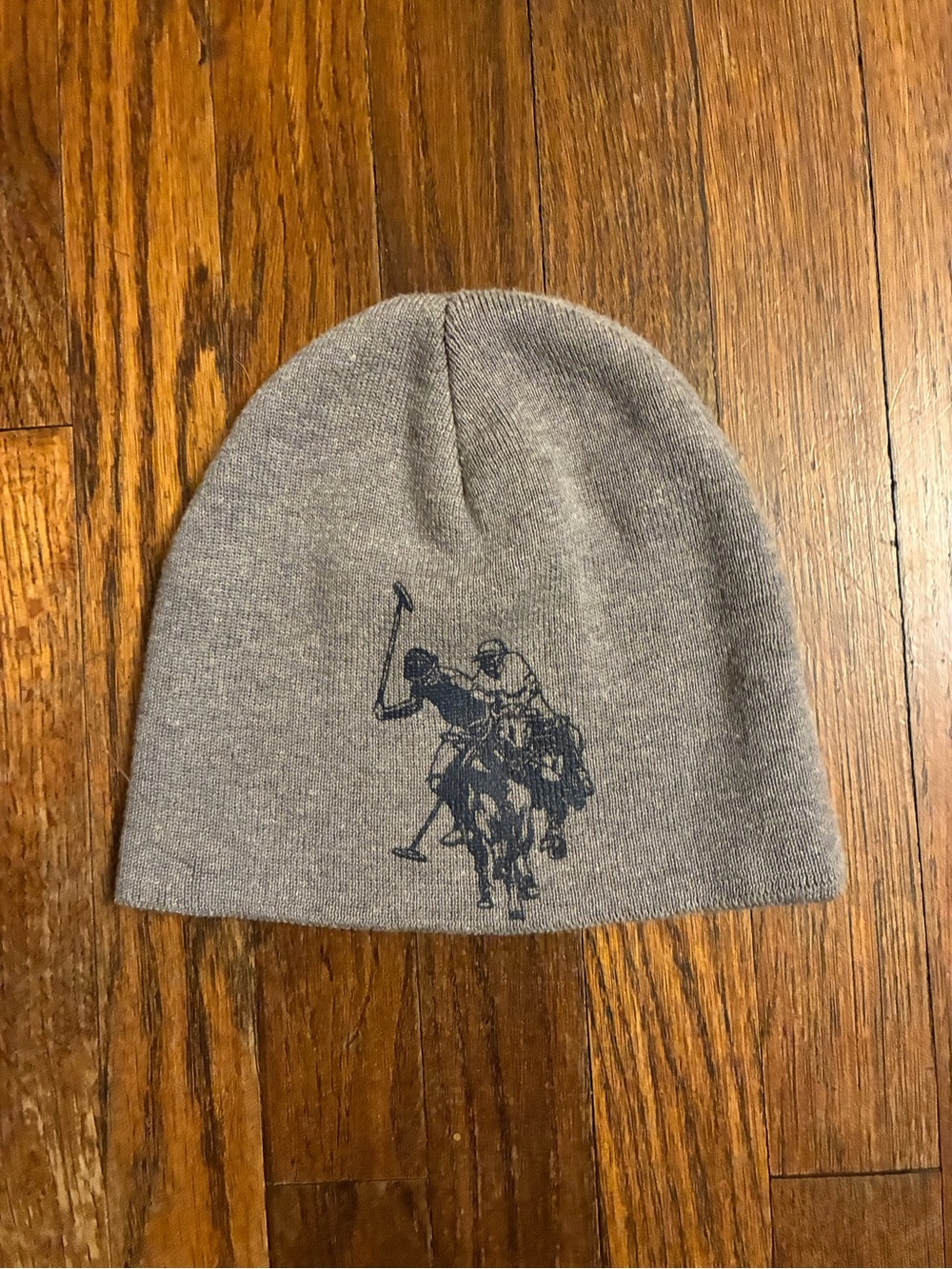 Polo assn grey beanie small